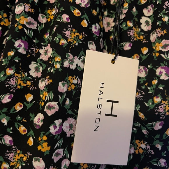 Halston skirt brand new with tag. Lined, flowy, midi length. - Picture 2 of 5